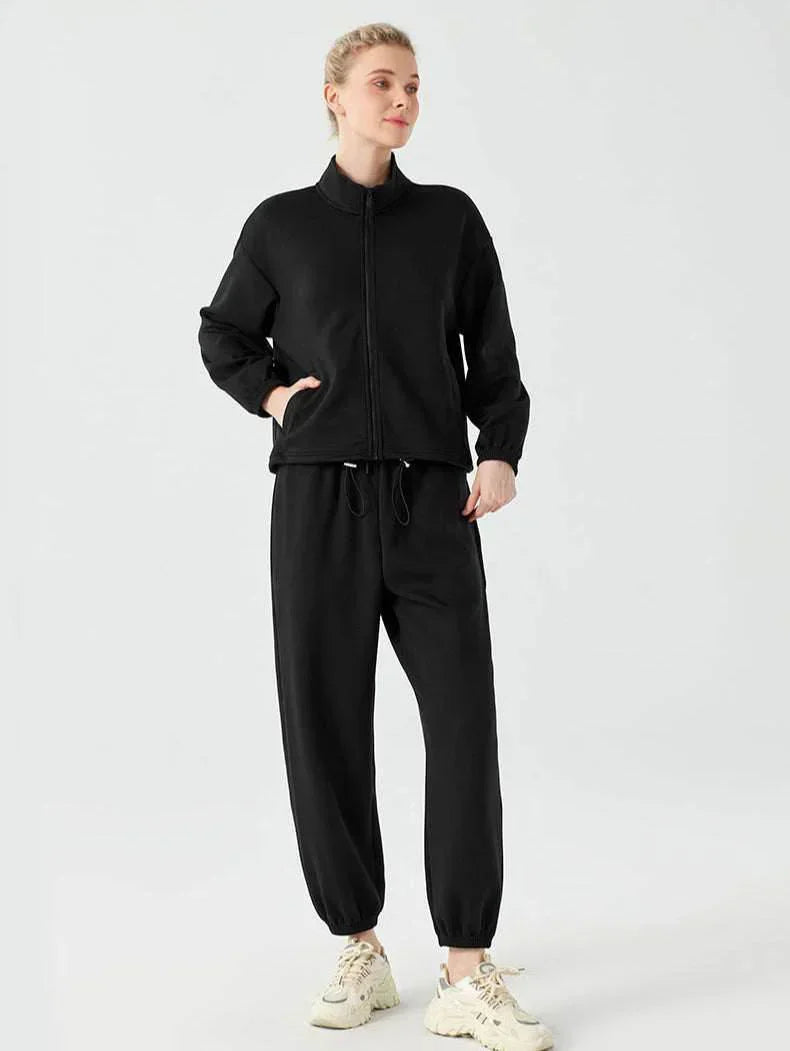 Comfortabel herfst vest met ritssluiting en steekzakken – Dames