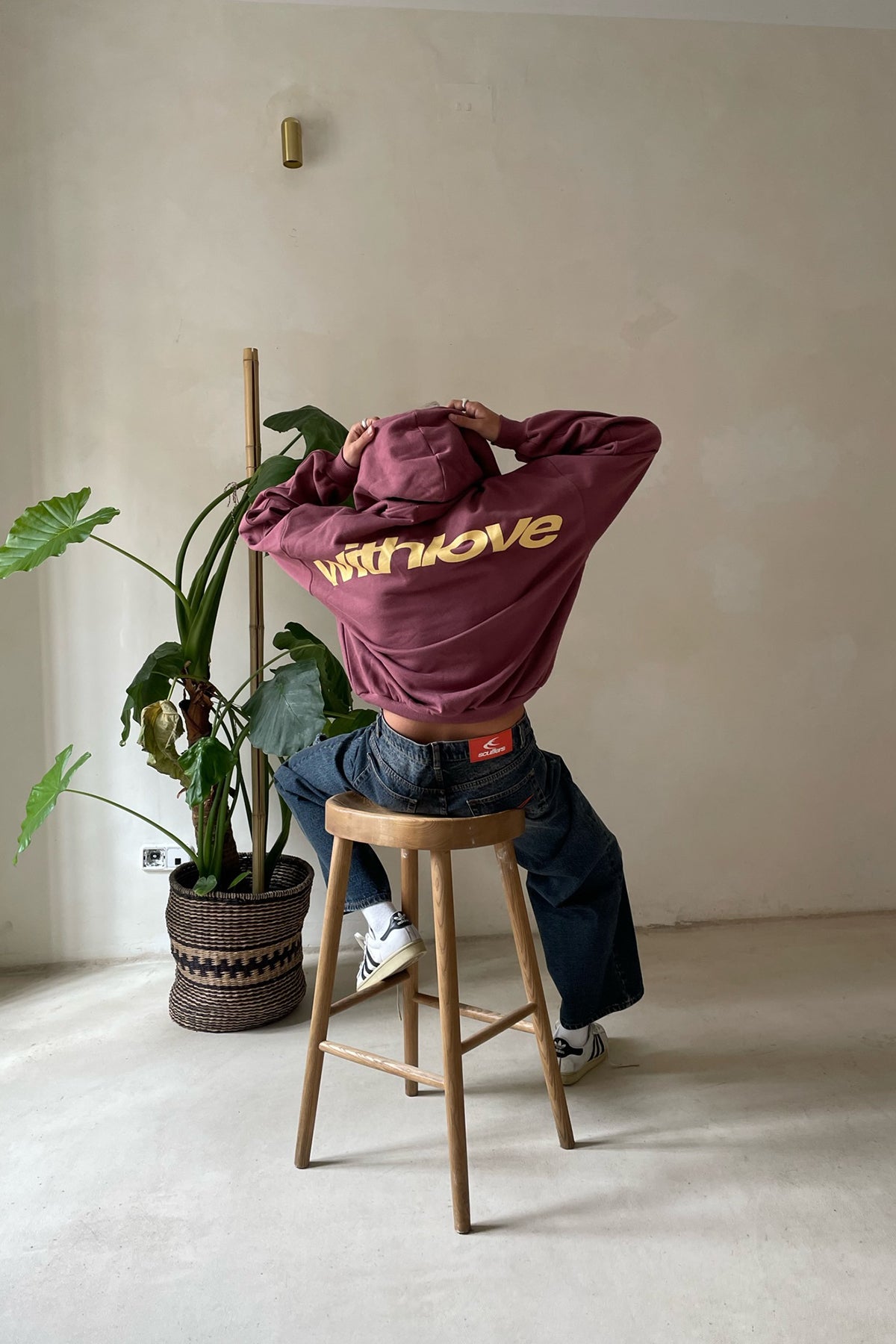 Comfortabele hoodie van katoenmix voor winter – Dames