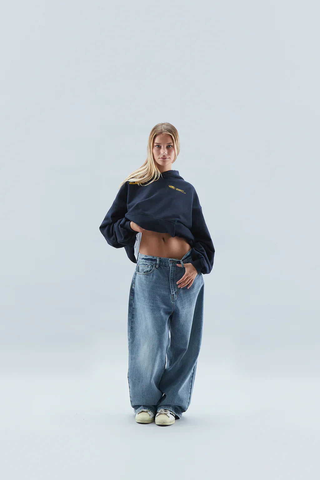 Comfortabele hoodie van katoenmix voor winter – Dames