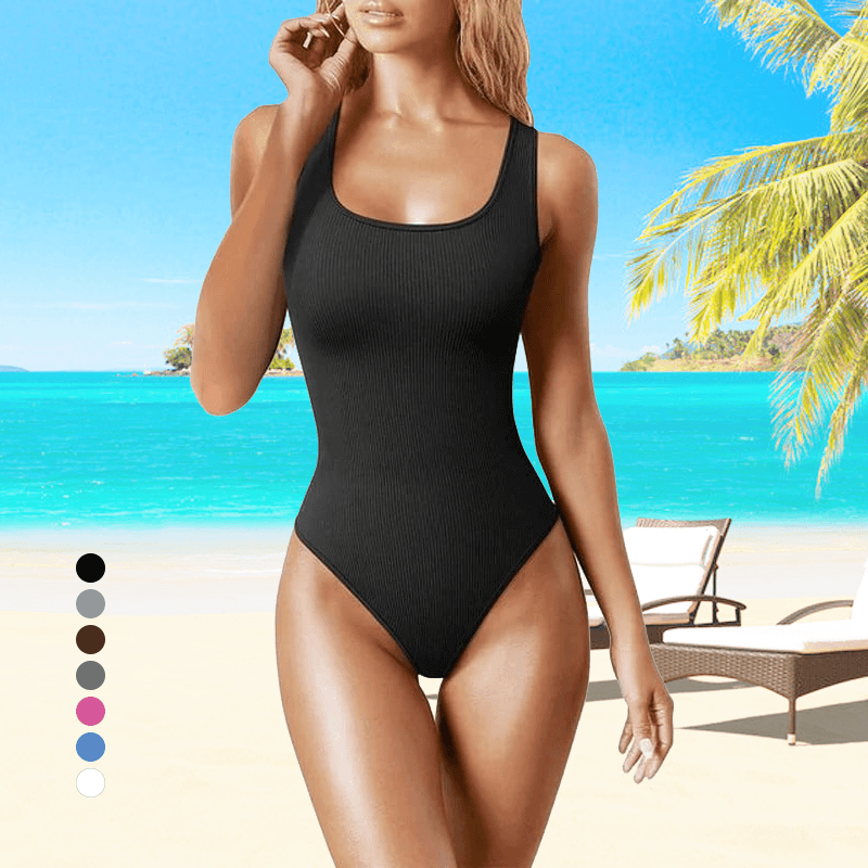 Comfortabele afslankende effen bodysuit - Dames