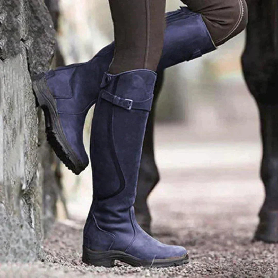 Elegante waterdichte laarzen met hoge schacht en comfortabele zool – Dames