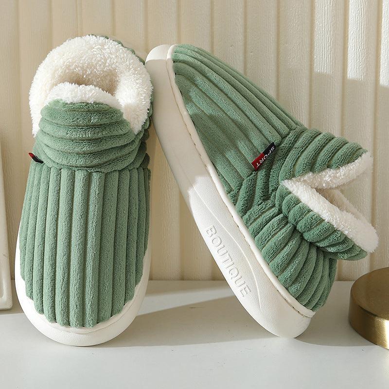 Warme fleece pantoffels met zachte voering en therapeutisch comfort – Dames