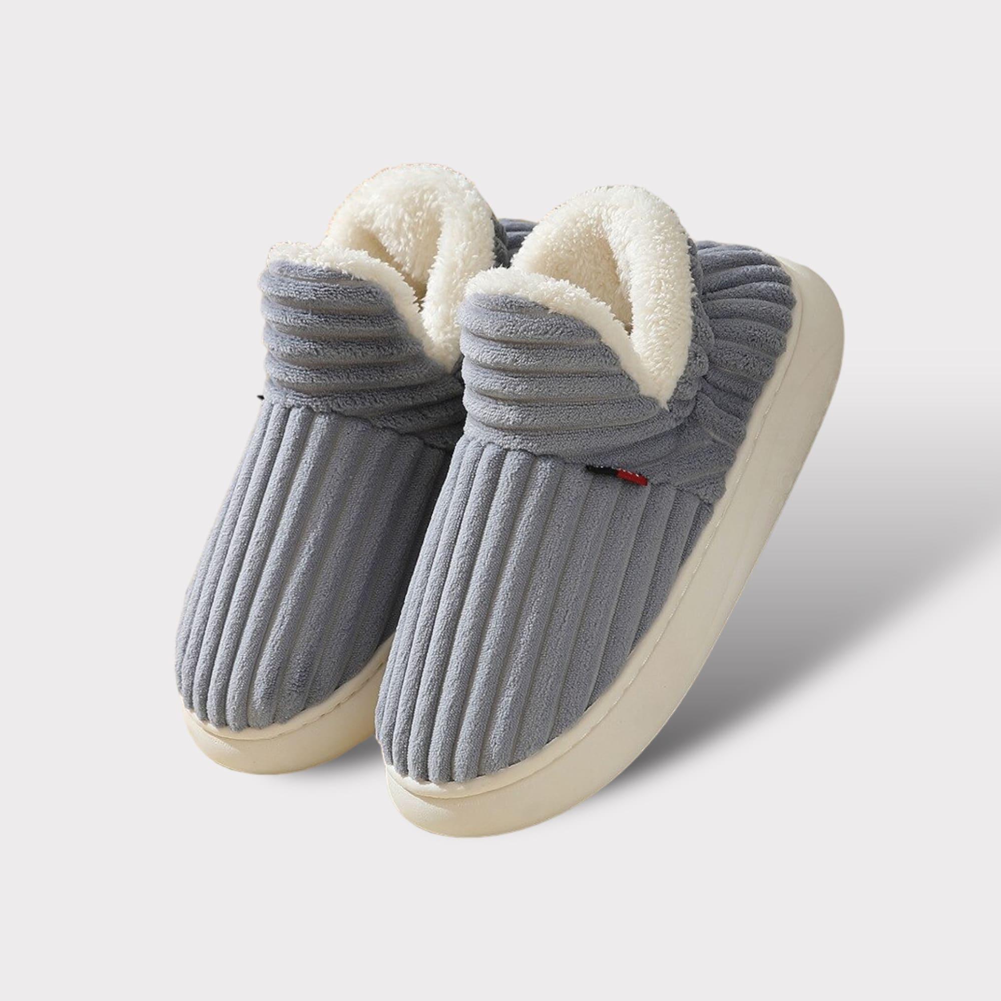 Warme fleece pantoffels met zachte voering en therapeutisch comfort – Dames