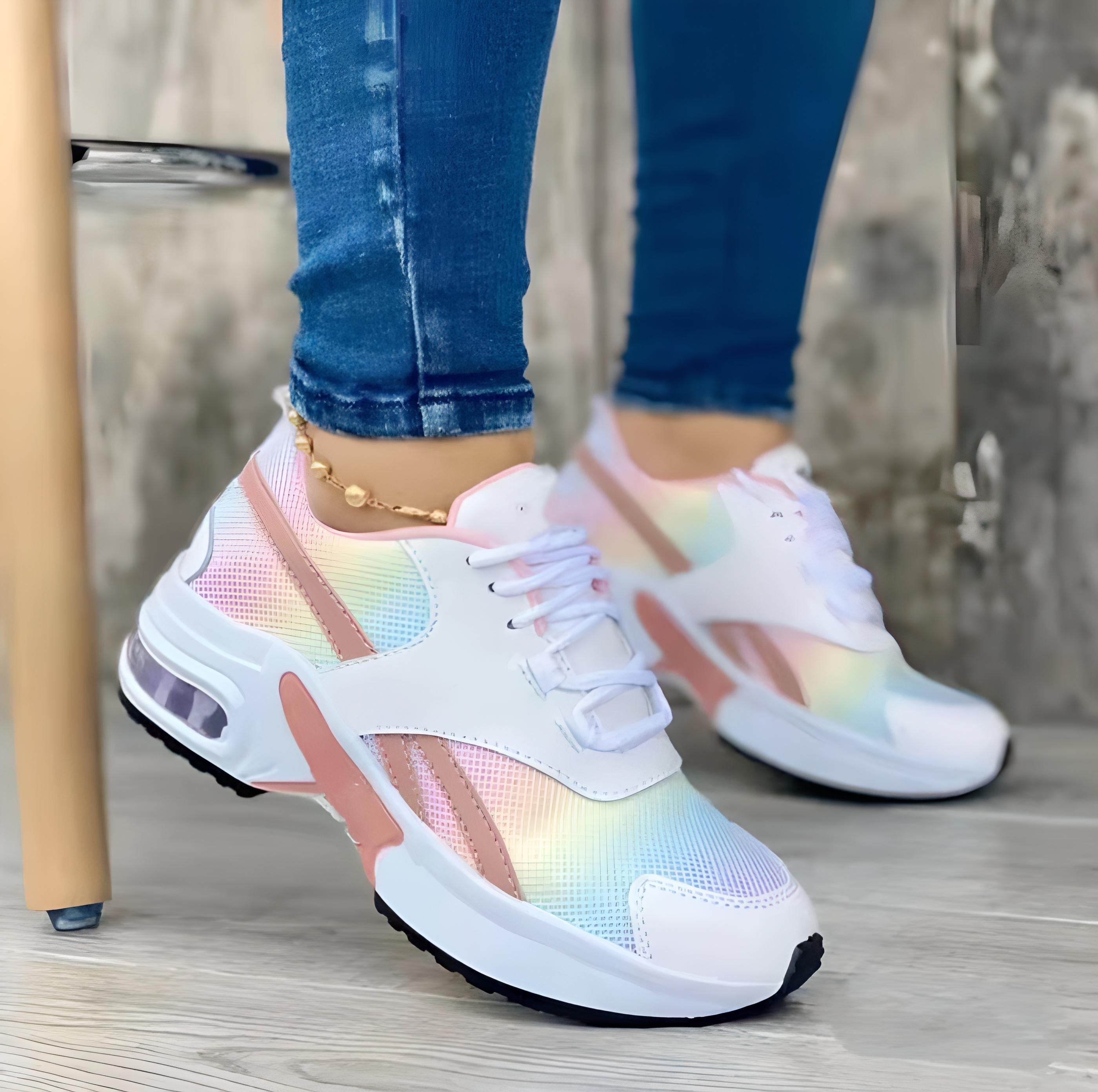 Lichtgewicht sneakers met ademend design – Dames