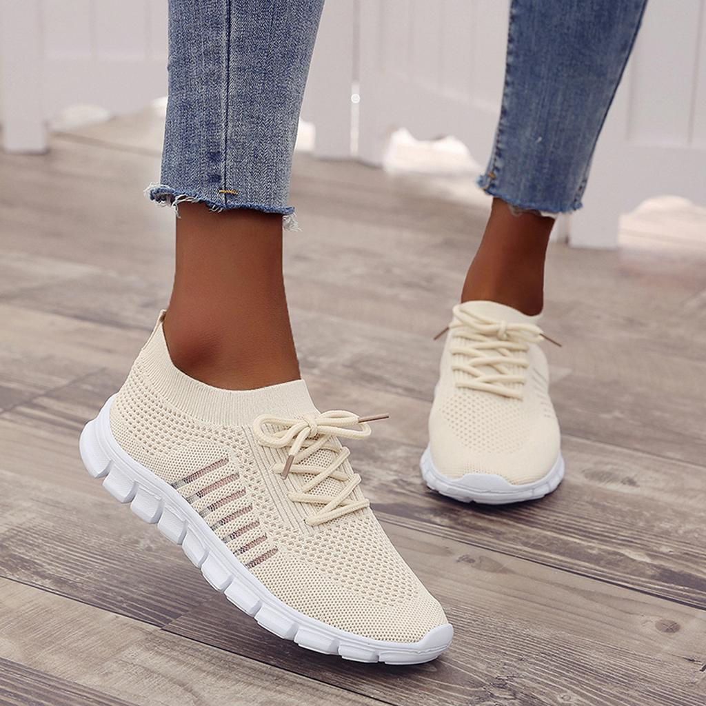 Orthopedische sneakers met ademend bovenwerk en schokabsorberende zool – Dames