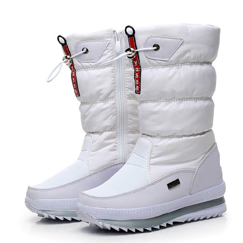 Warme winterlaarzen met stijlvol design – Dames