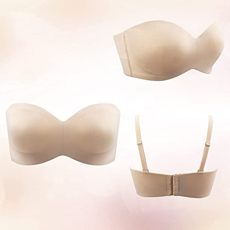 Comfortabele naadloze strapless bh met ademende ondersteuning – Dames