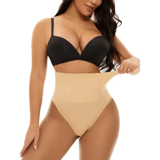 Vormgevende naadloze string met hoge taille en comfortabele pasvorm – Dames