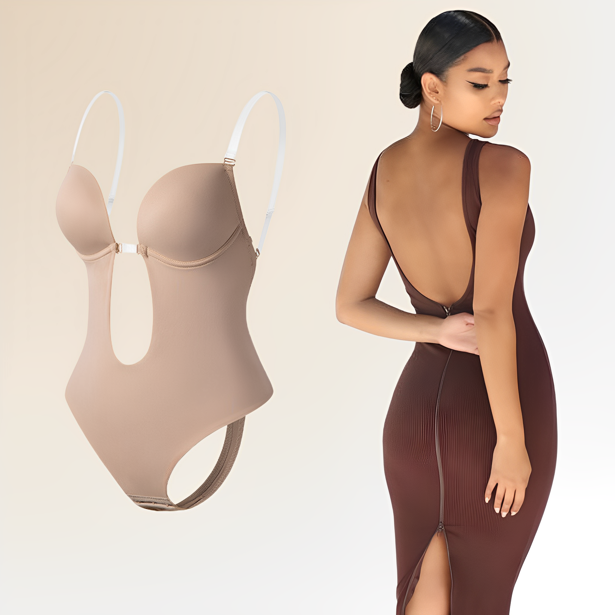 Elegante open rug body bh met perfecte ondersteuning voor rugloze outfits - Dames
