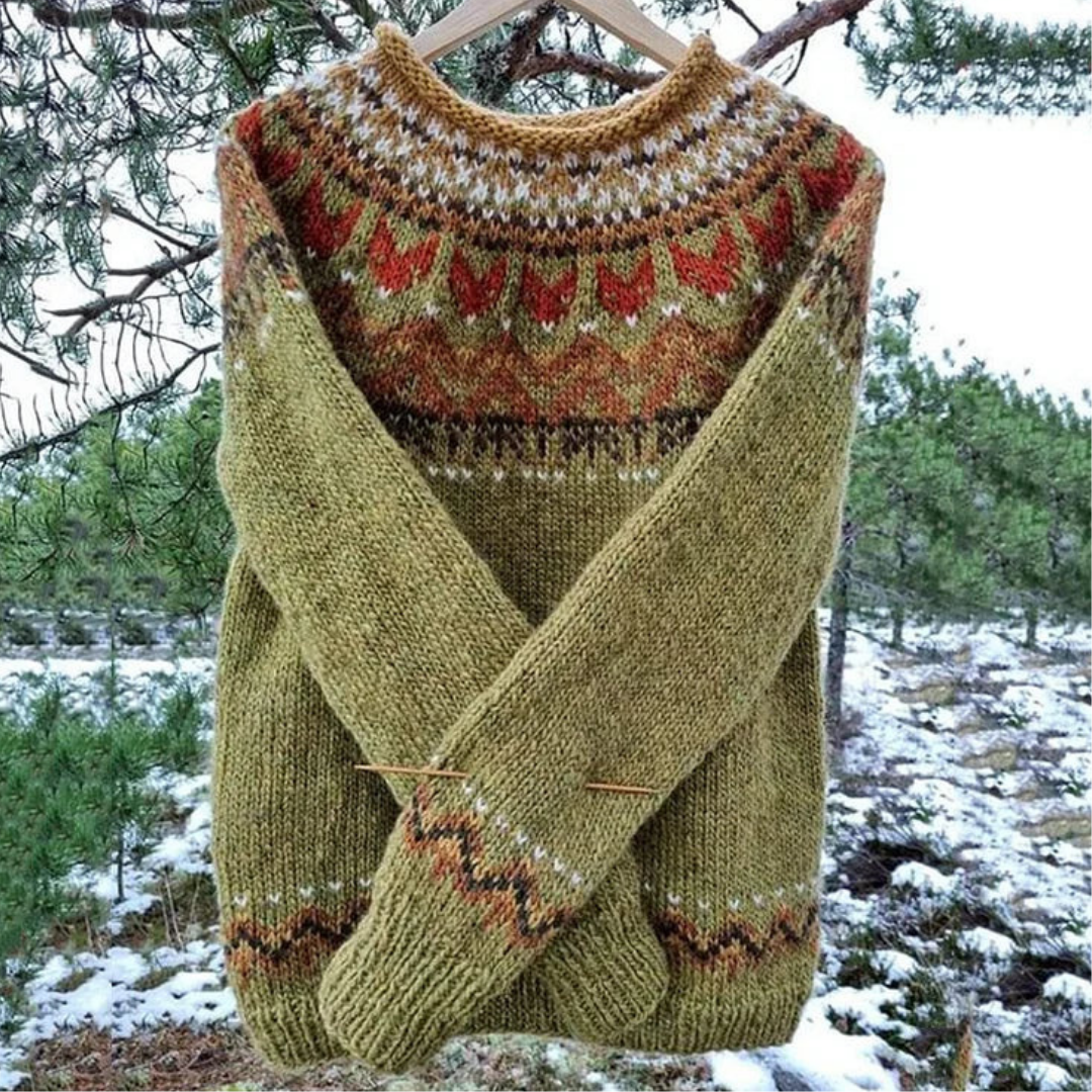 Vintage wintertrui met klassieke uitstraling – Dames