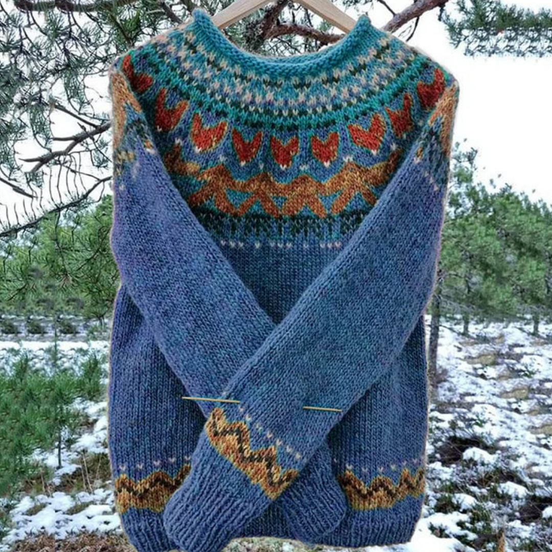 Vintage wintertrui met klassieke uitstraling – Dames