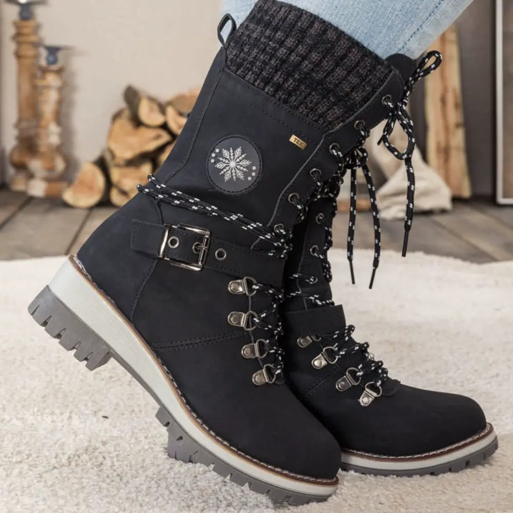 Comfortabele orthopedische outdoor laarzen met stevige gripzool – Dames