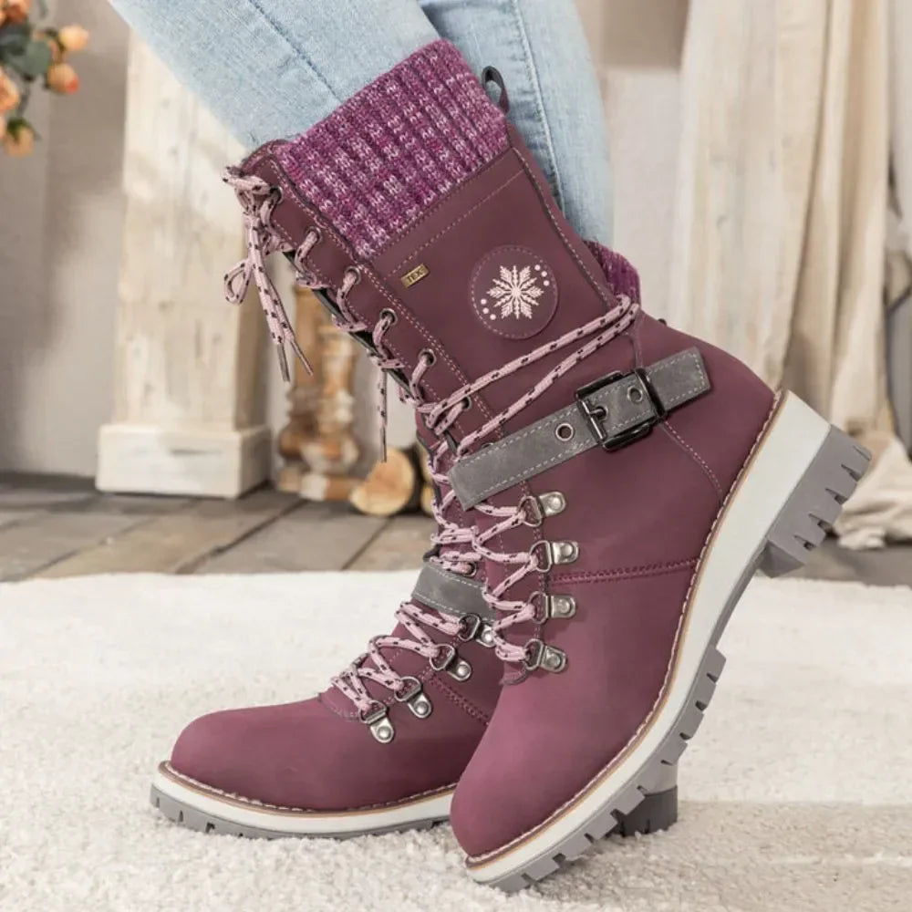 Comfortabele orthopedische outdoor laarzen met stevige gripzool – Dames