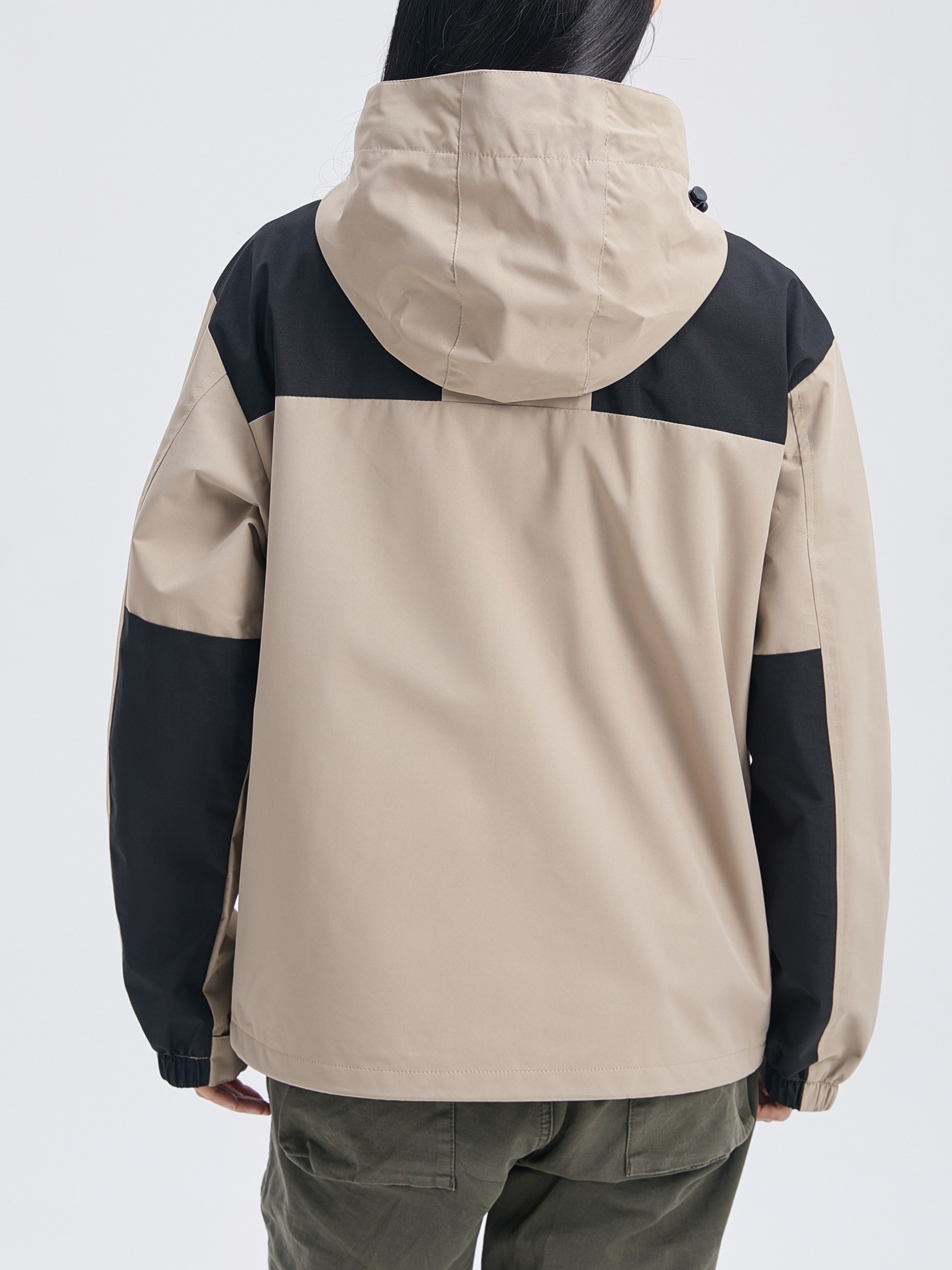 3-in-1 fleece winterjas met capuchon – Dames