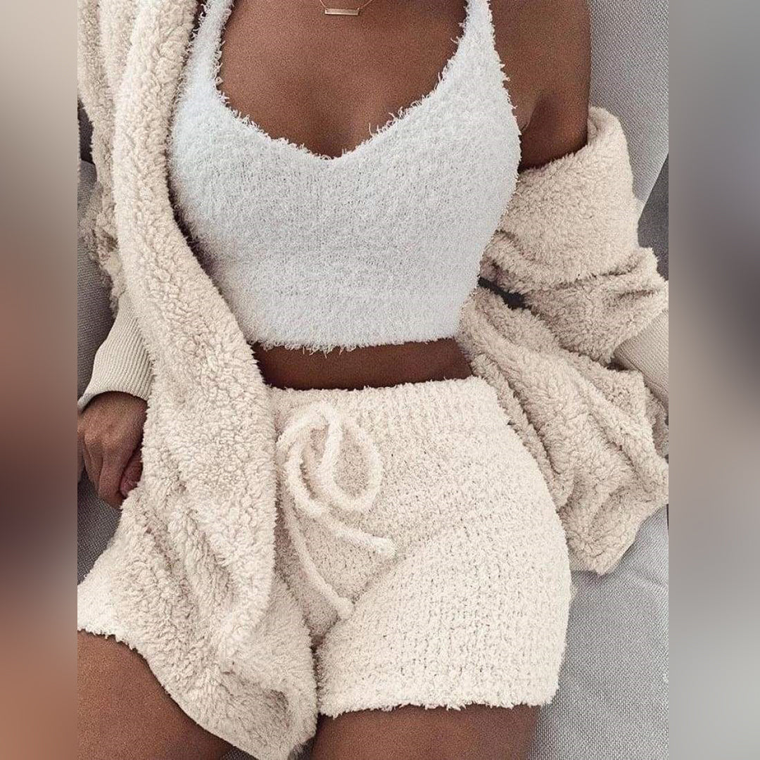 Comfortabele lounge set met capuchon – Dames