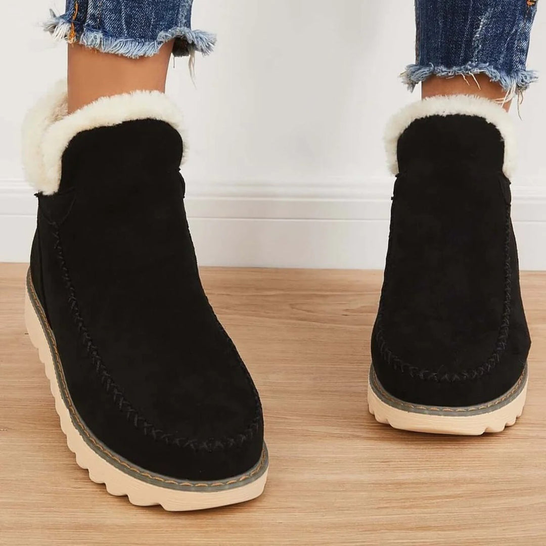 Warme antislip winterlaarzen met stijlvol design – Dames