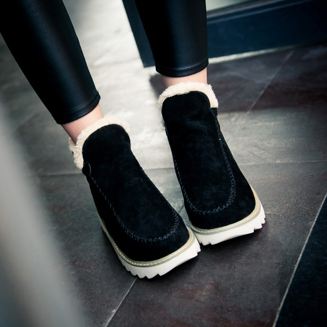 Warme antislip winterlaarzen met stijlvol design – Dames