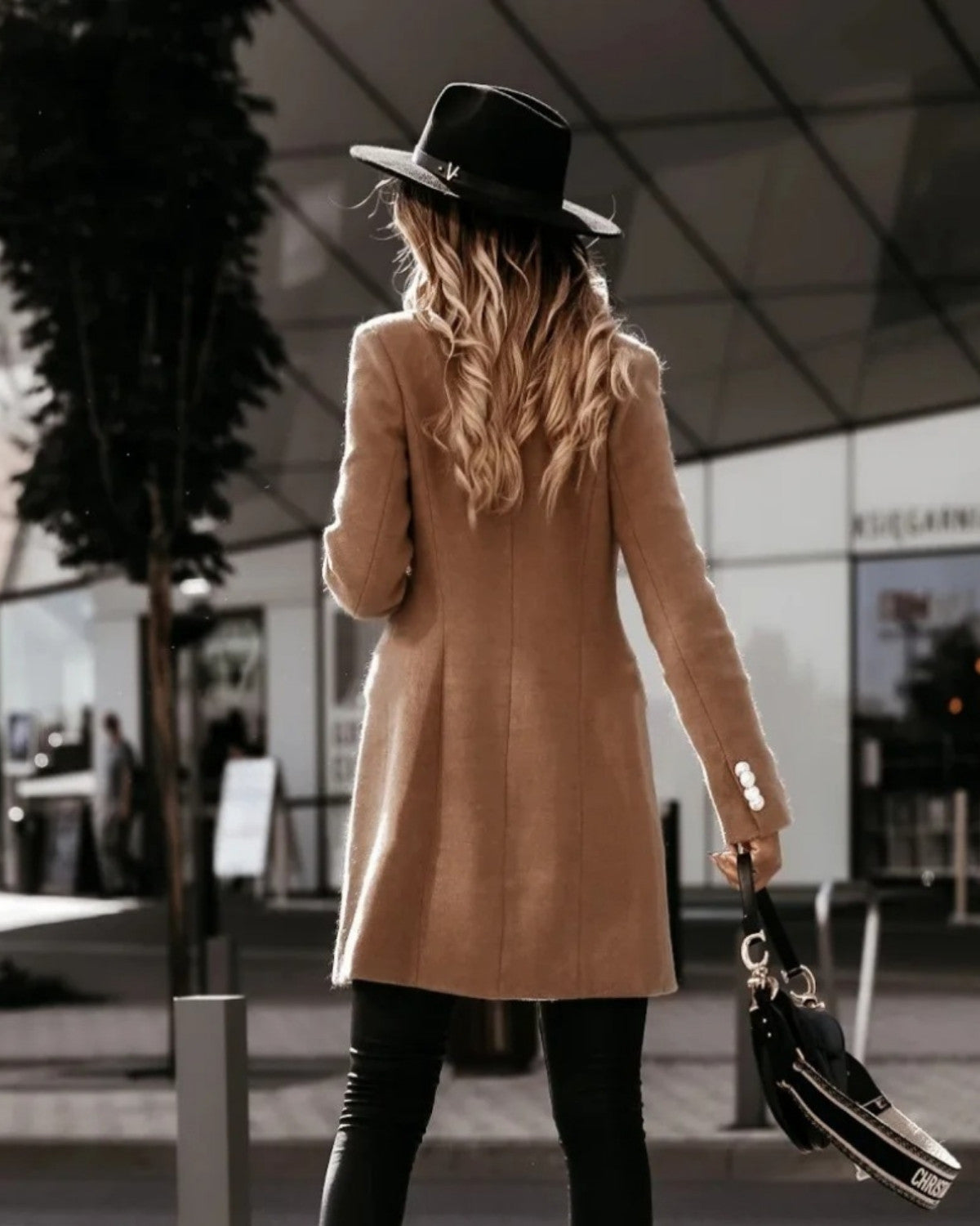 Blazer met dubbele knopen en slanke pasvorm – Dames