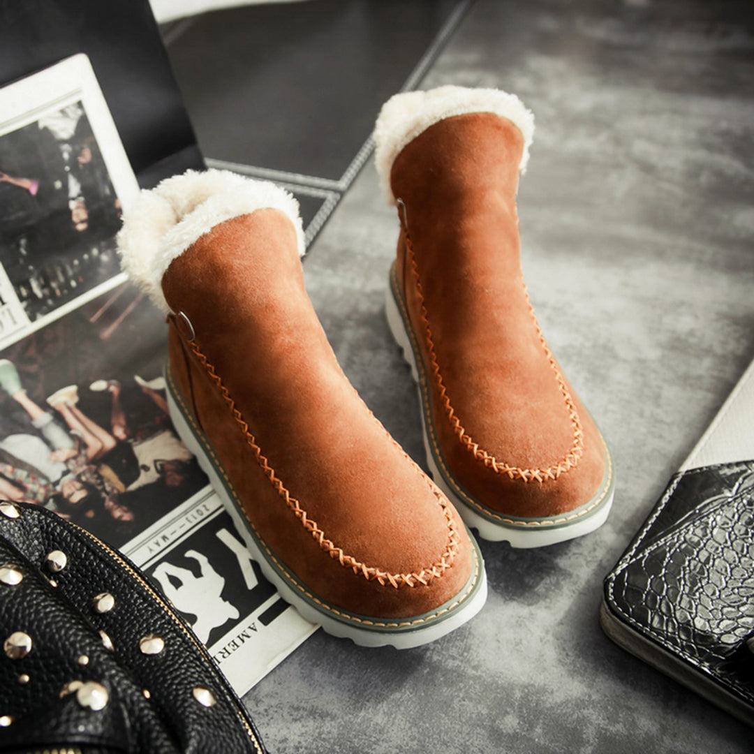 Warme antislip winterlaarzen met stijlvol design – Dames