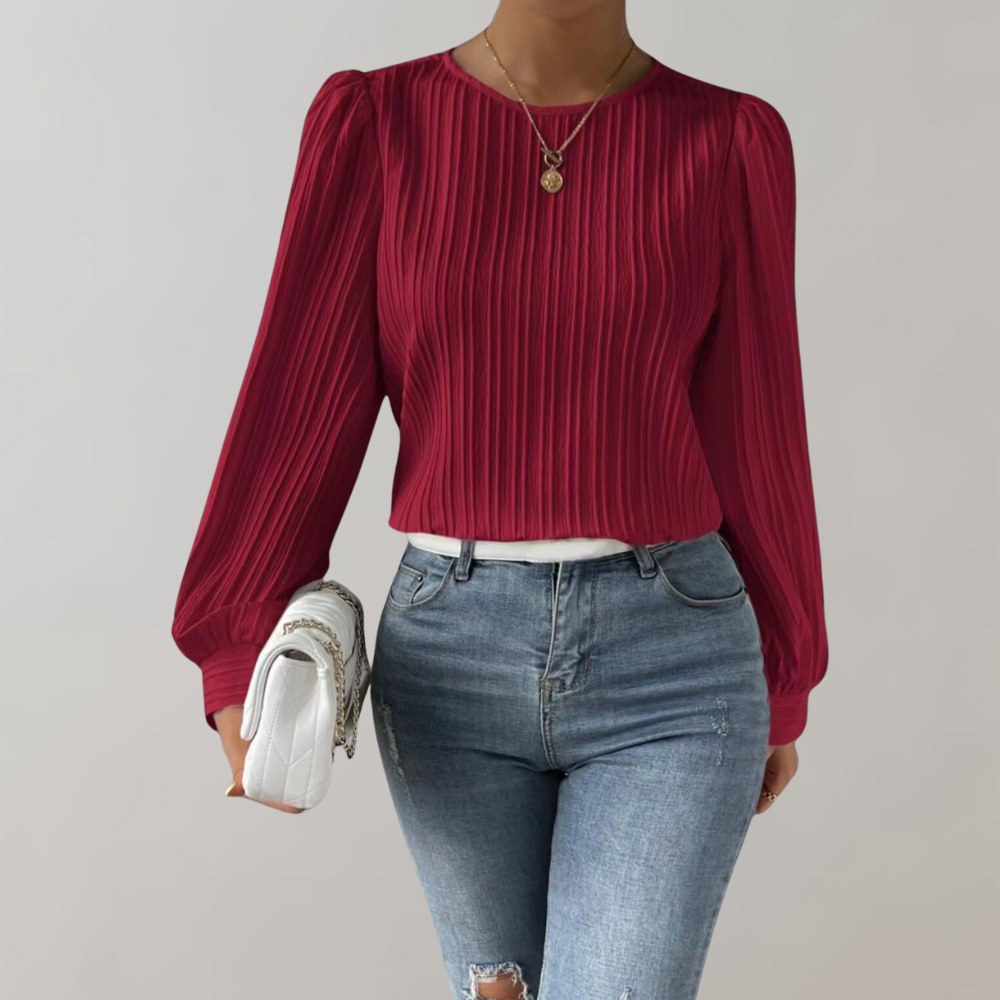 Zachte gebreide wintertrui met elegante pasvorm – Dames
