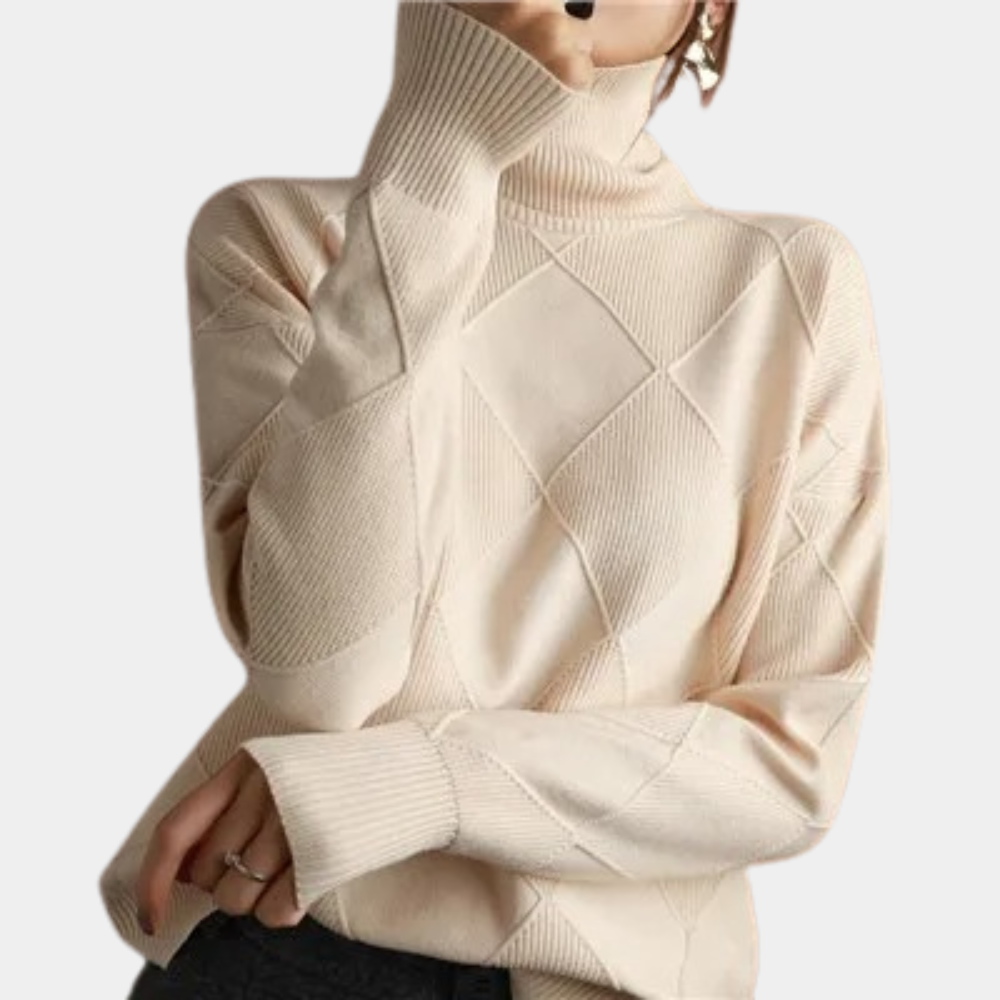 Stijlvolle coltrui met elegante pasvorm – Dames