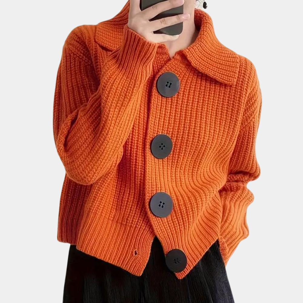 Elegant vest van katoen met tijdloos design – Dames