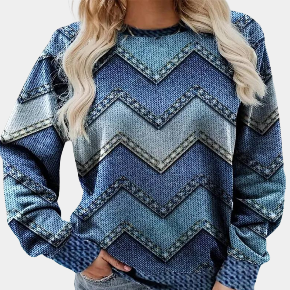 Comfortabele warme wintertrui met verfijnde uitstraling – Dames