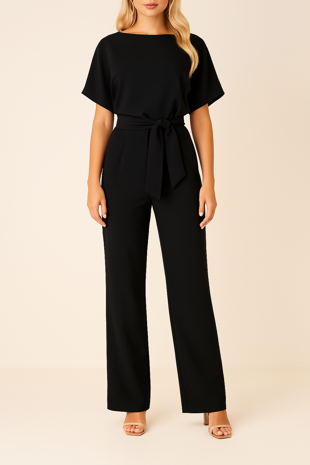 Minimalistische jumpsuit met elegante pasvorm – Dames