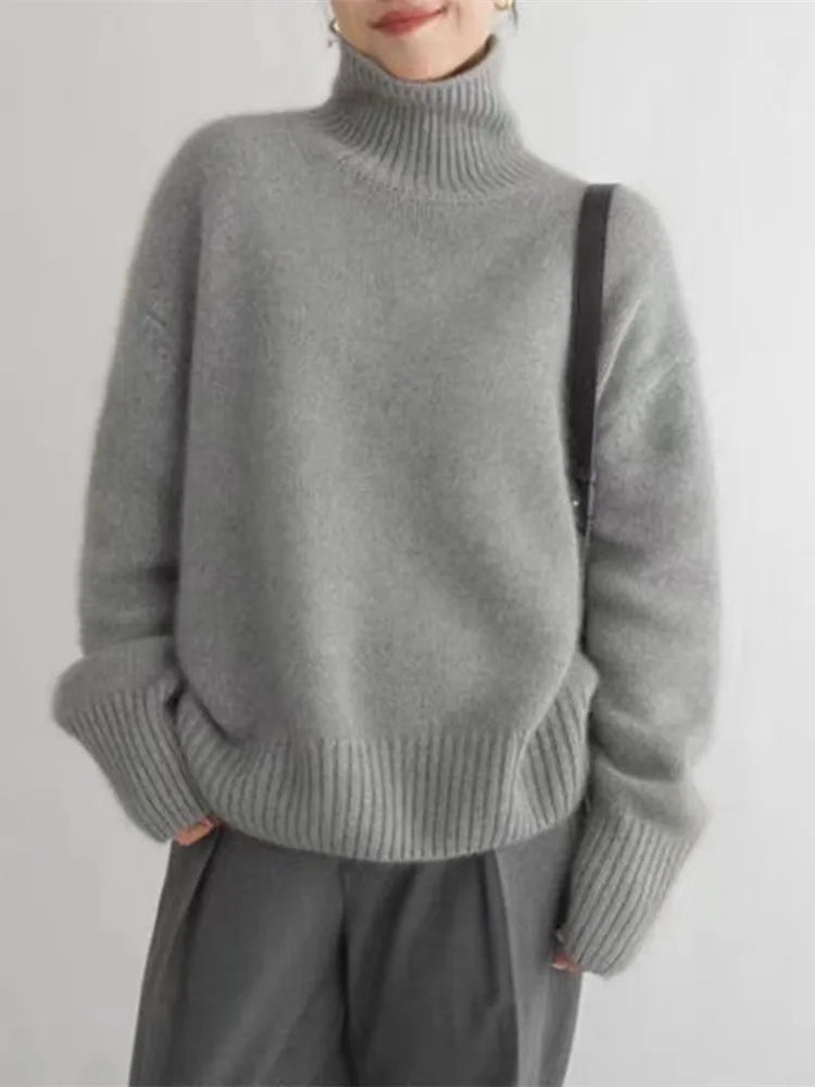 Luxe kasjmier trui met tijdloze elegantie – Dames