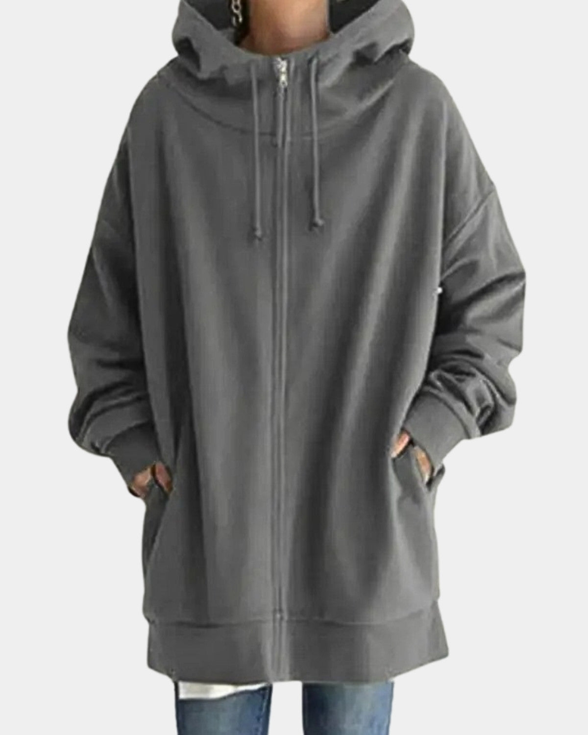 Comfortabel vest met capuchon – Dames