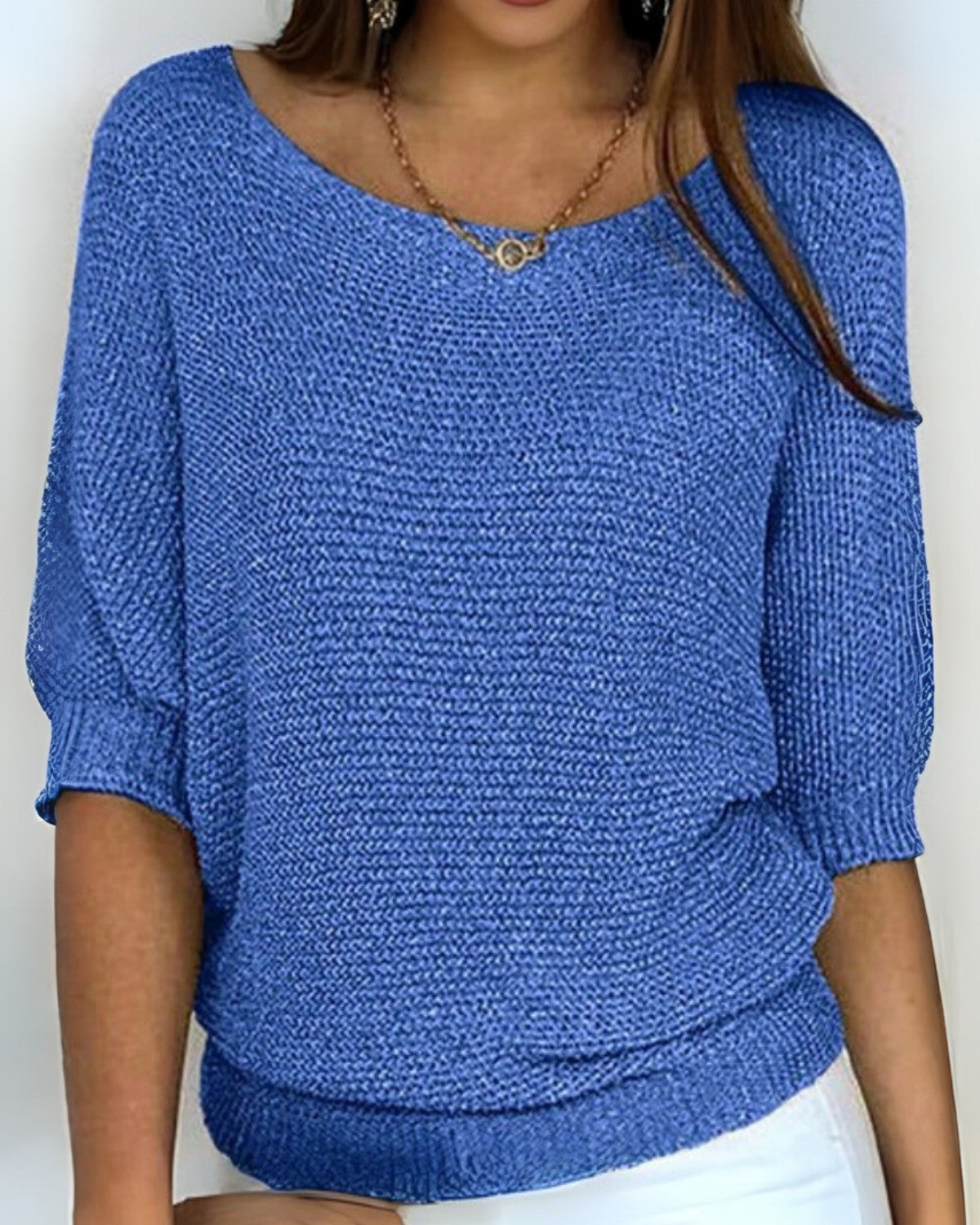 Comfortabele trui van zachte stof voor de herfst – Dames
