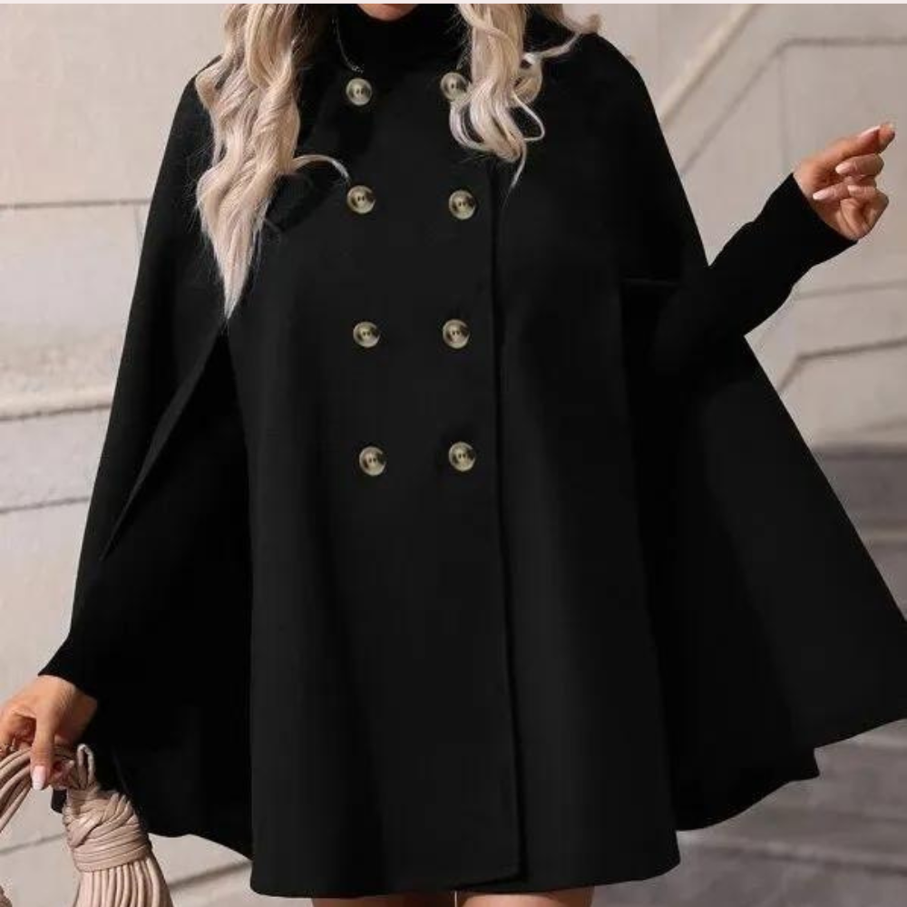 Elegante zwarte capejas met verfijnde snit – Dames