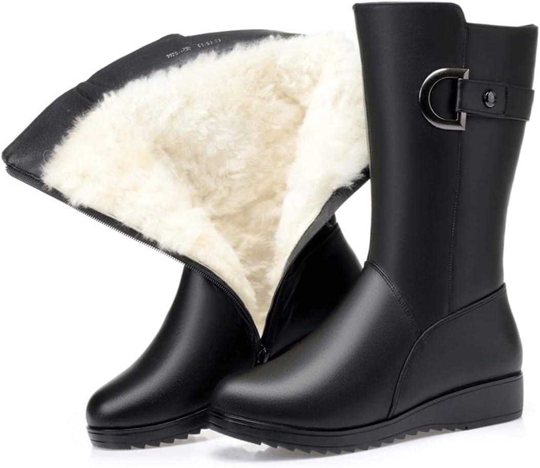 Comfortabele winterlaarzen met fleecevoering en antislipzool – Dames