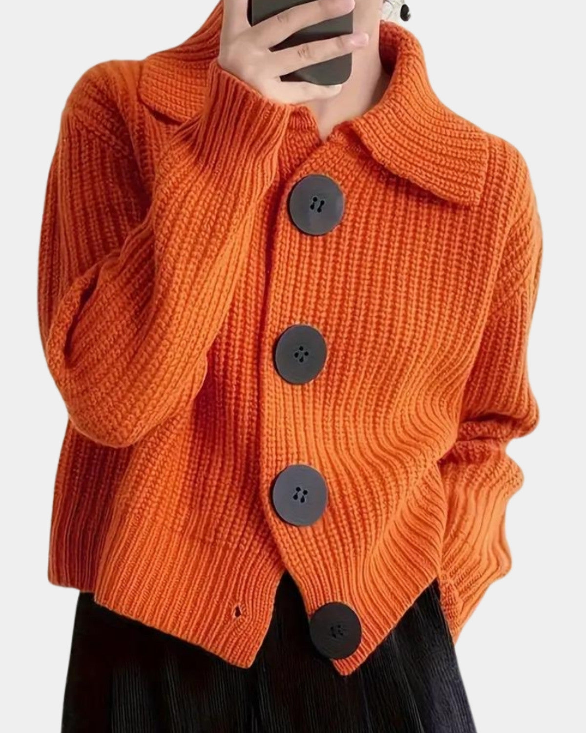 Elegant vest van katoen met tijdloos design – Dames