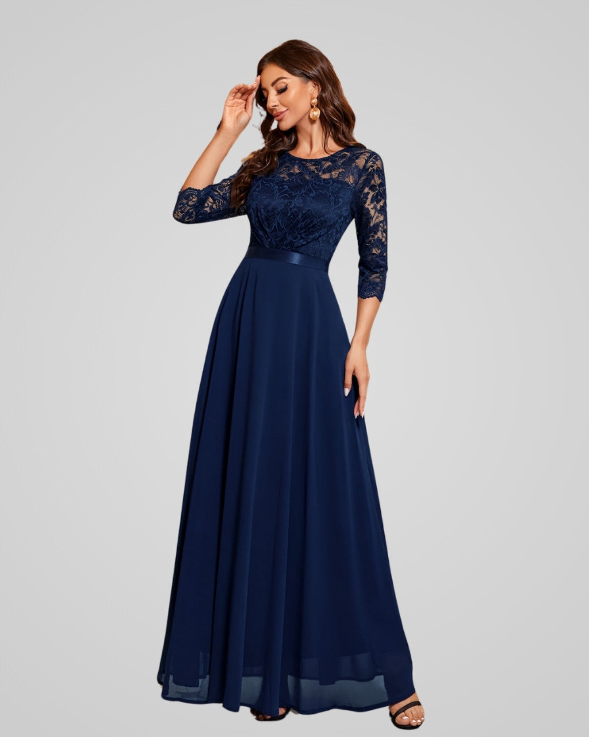 Elegante tijdloze maxi jurk - Dames