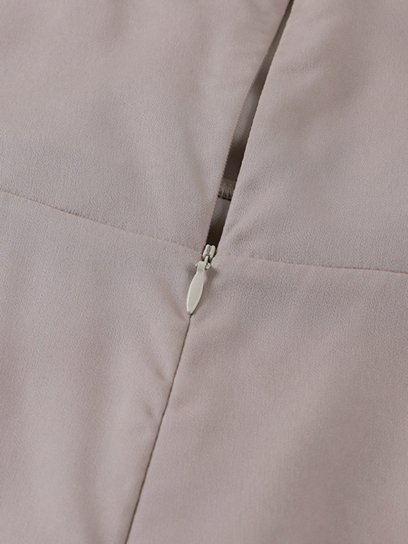 Elegante maxi zomerjurk met hoge split & v-hals - Dames