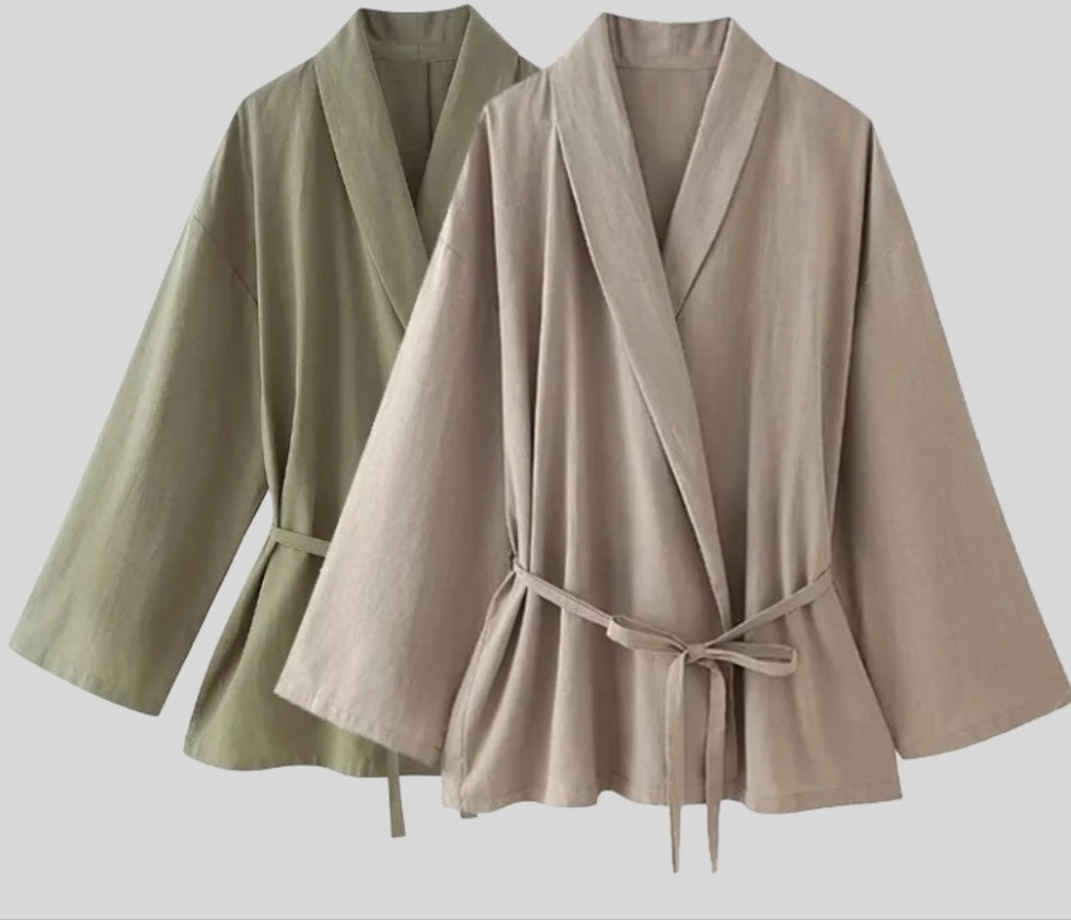 Merel | Elegante Linnen Set Voor Dames