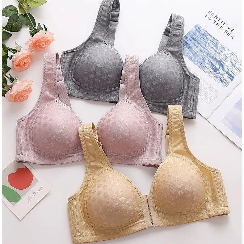 Comfortabele anti-verzakking bh met handige voorsluiting - Dames