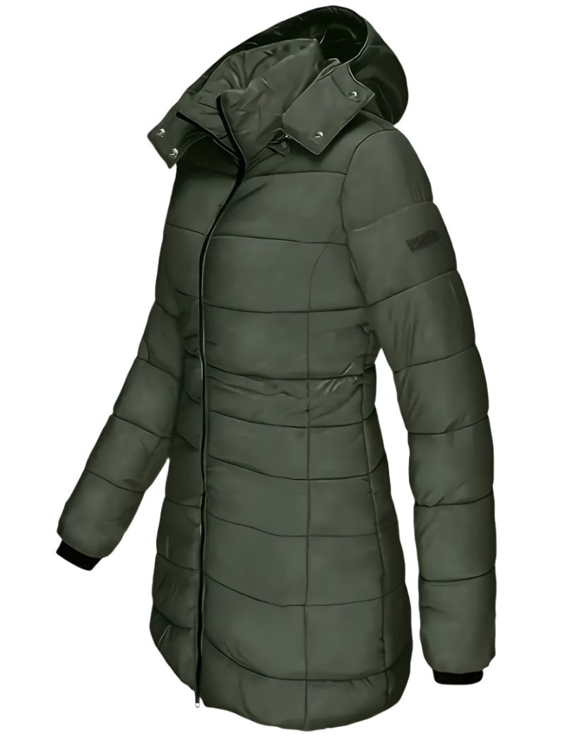 Warme winterjas met capuchon en elegante pasvorm voor ultiem comfort – Dames