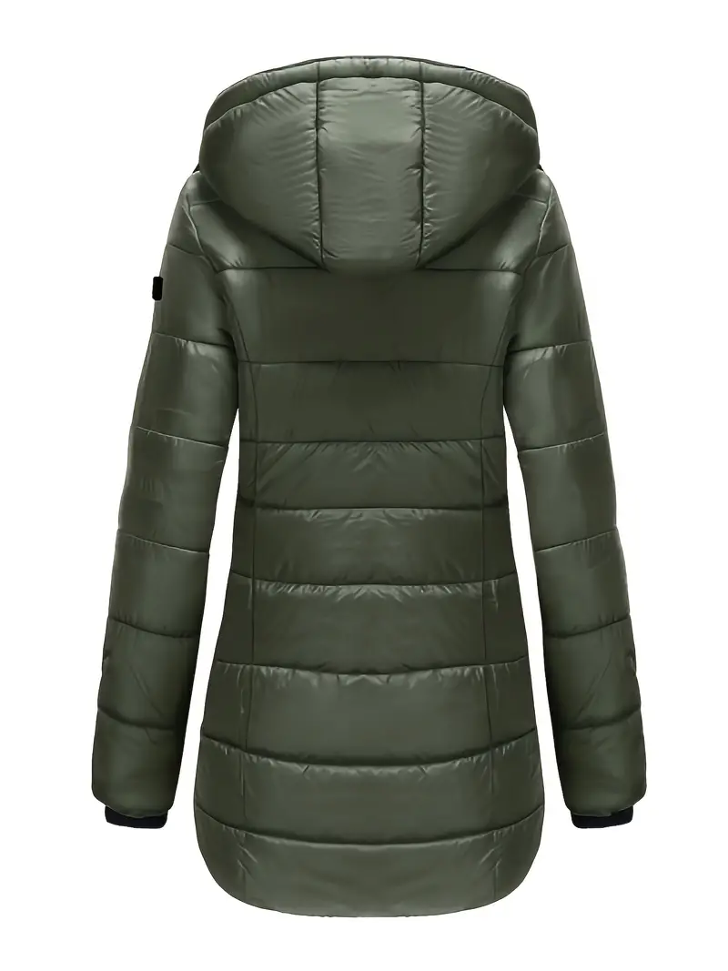 Warme winterjas met capuchon en elegante pasvorm voor ultiem comfort – Dames