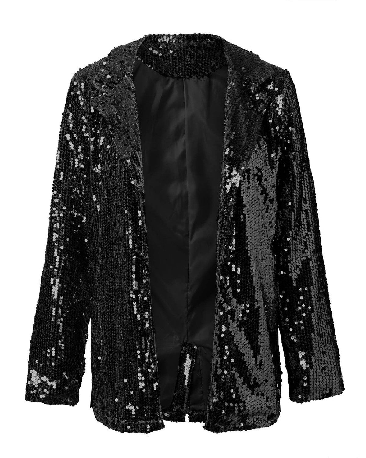 Glinsterende lange feestjas blazer - Dames