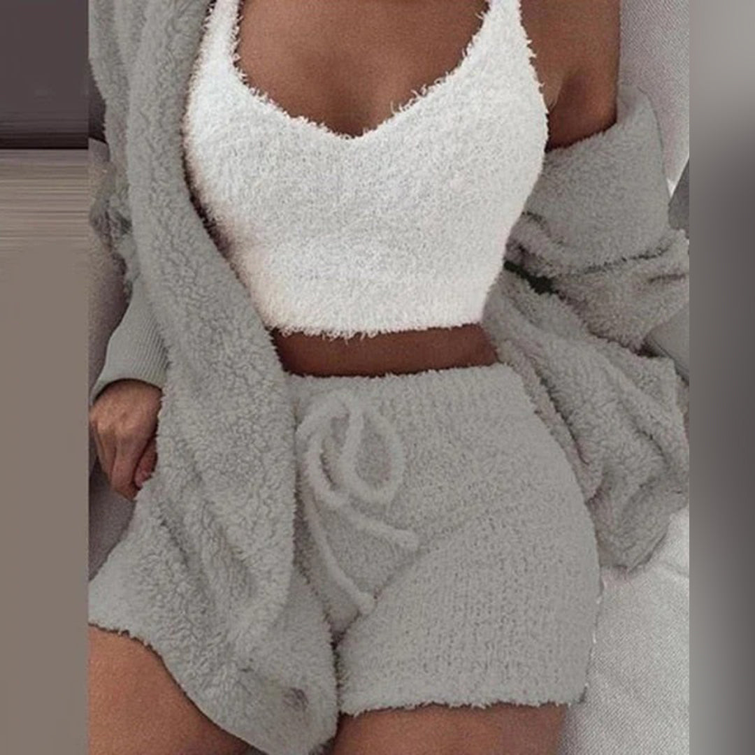Comfortabele lounge set met capuchon – Dames