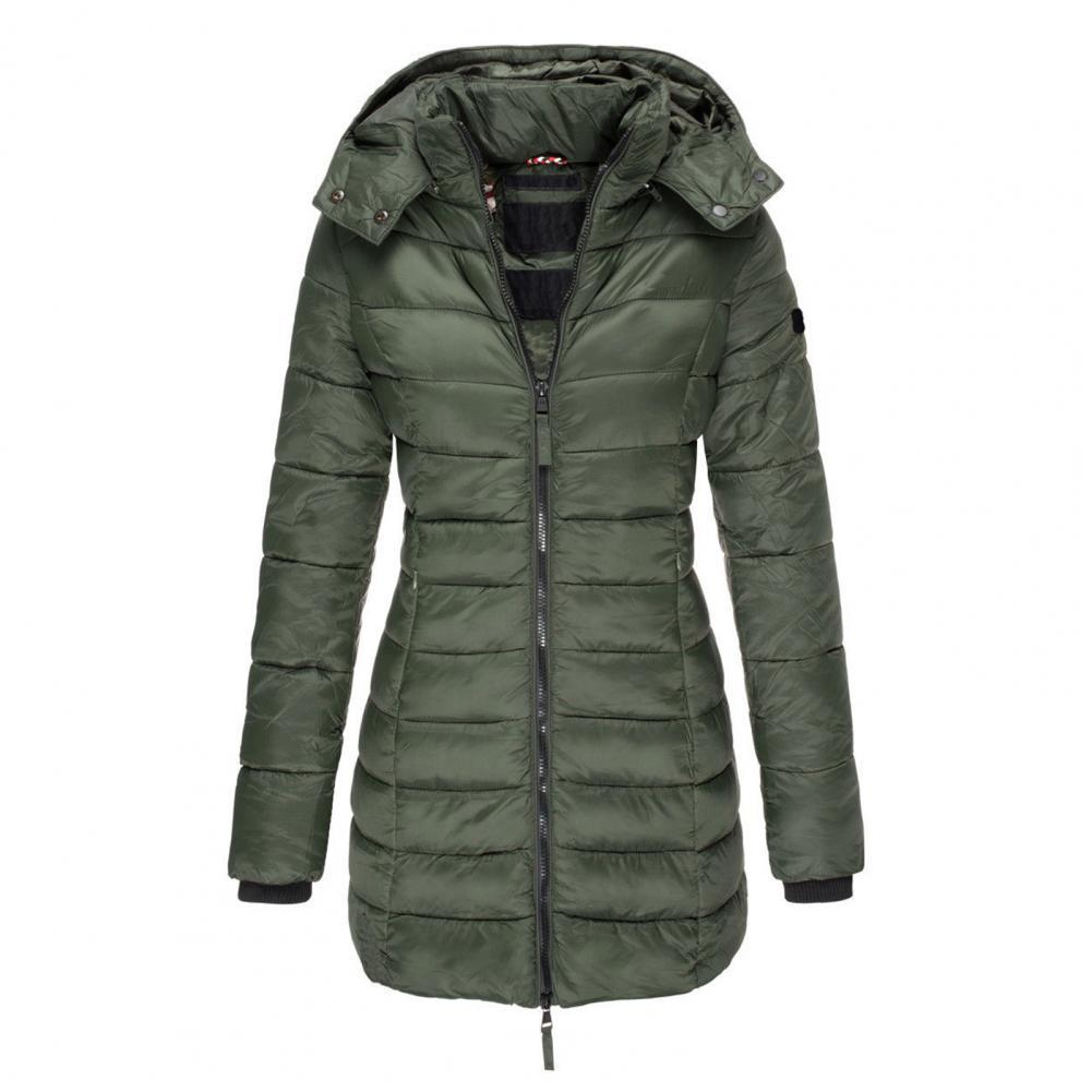 Comfortabele trenchcoat met warme capuchon – Dames