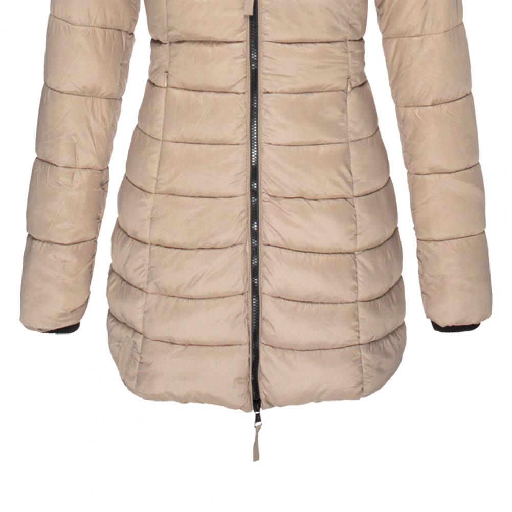 Comfortabele trenchcoat met warme capuchon – Dames