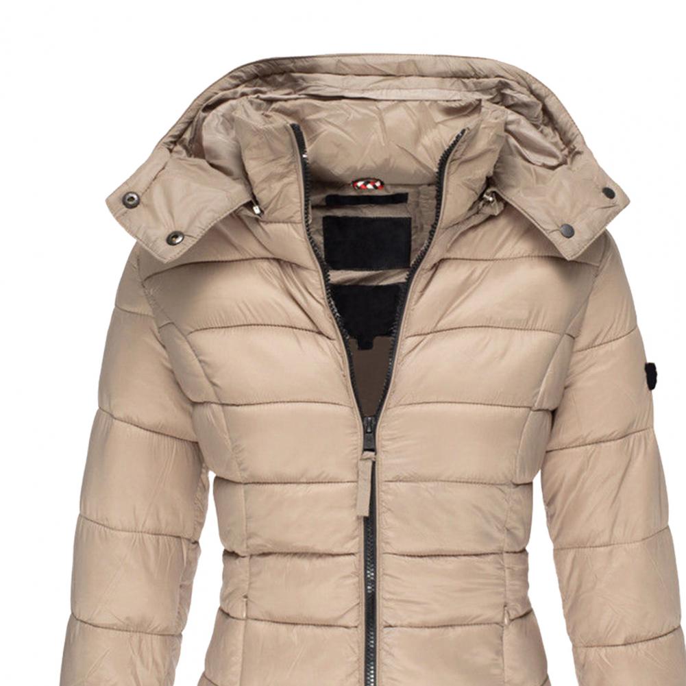 Comfortabele trenchcoat met warme capuchon – Dames