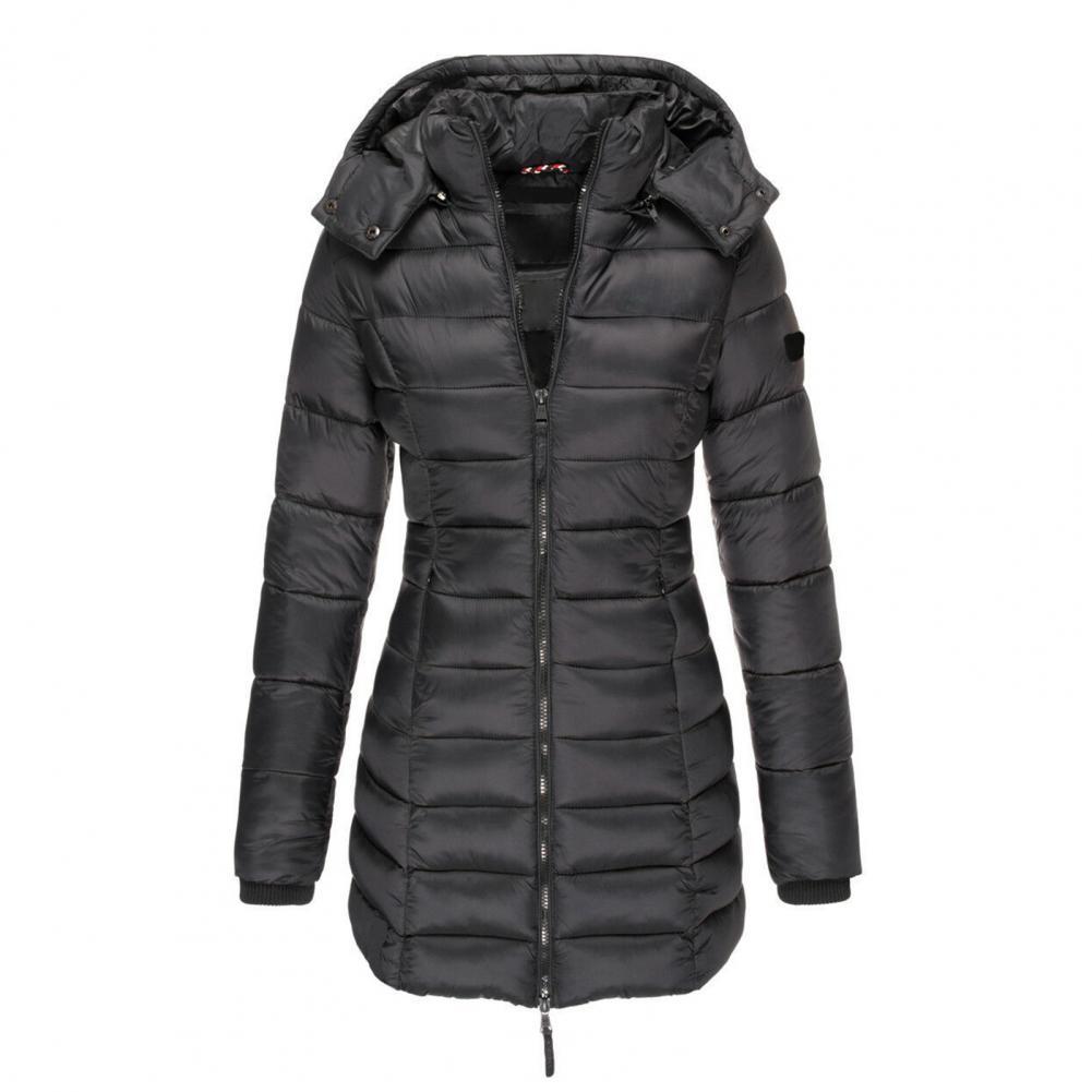 Comfortabele trenchcoat met warme capuchon – Dames