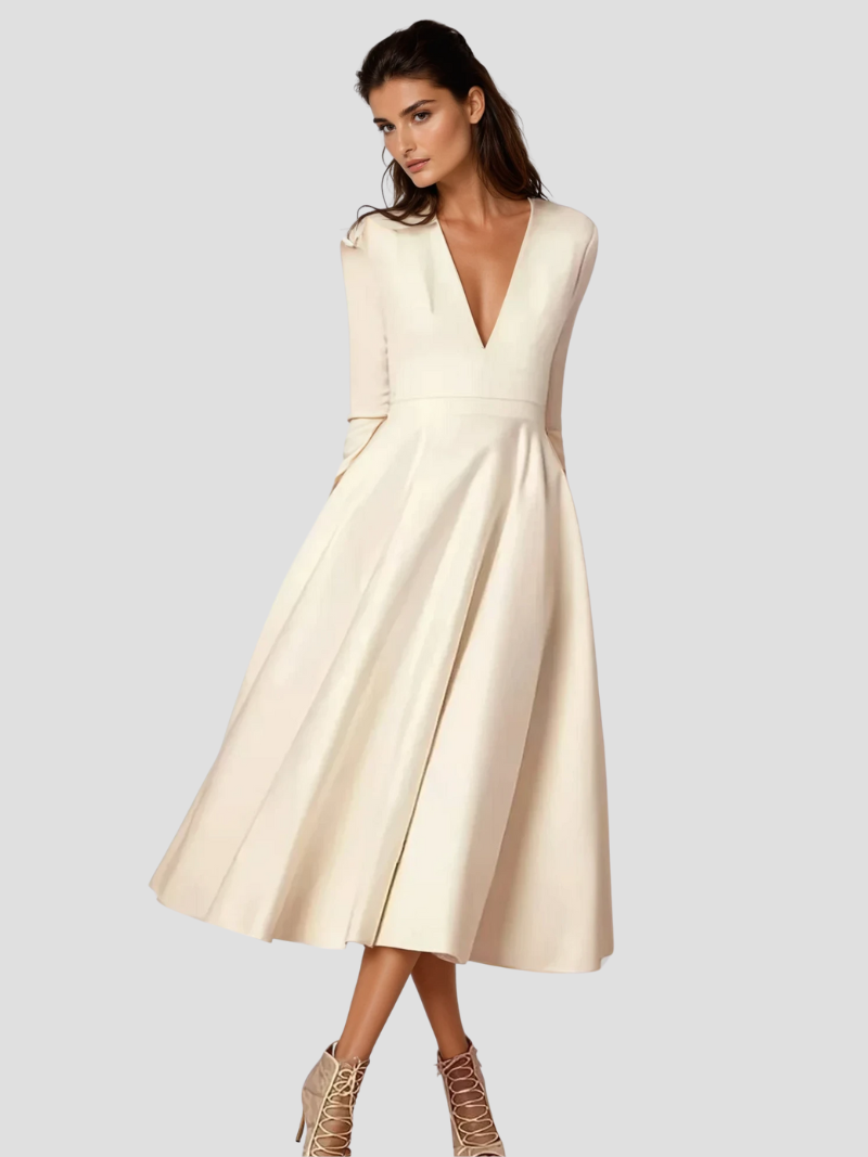 Iris | Elegante Retro Swingjurk Voor De Zomer