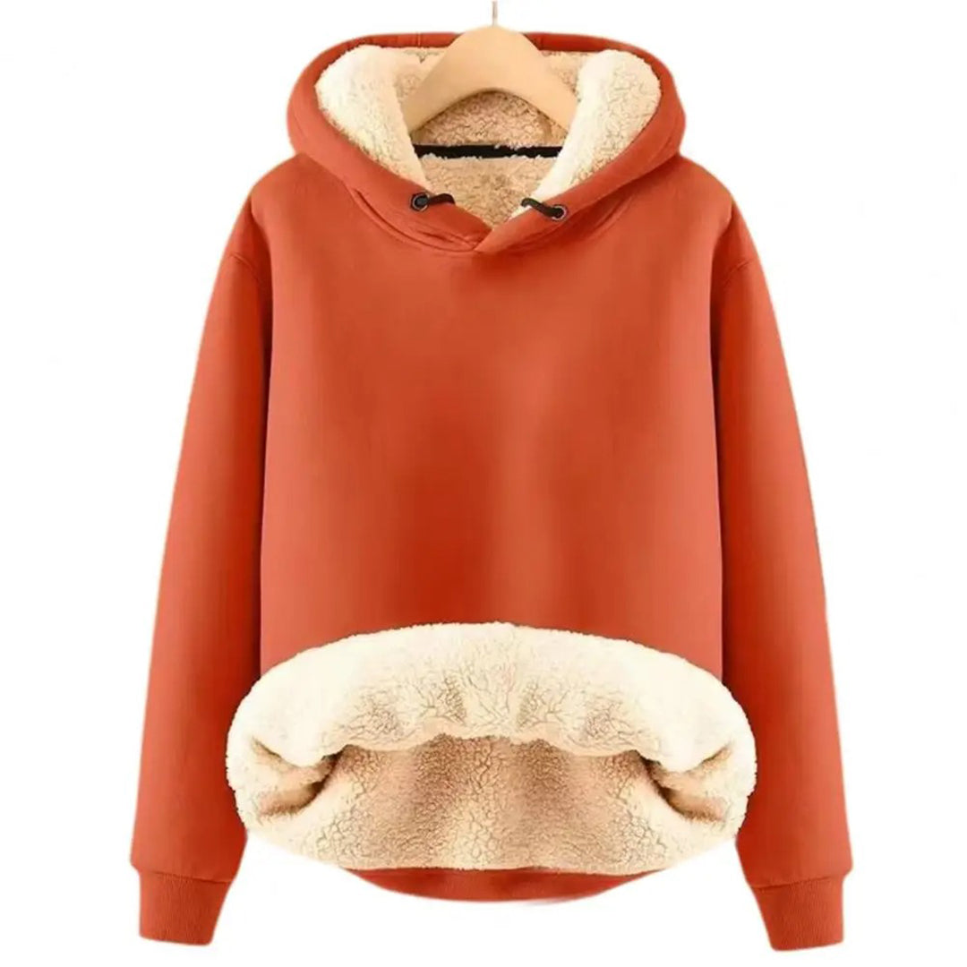 Comfortabele warme hoodie met moderne pasvorm – Dames