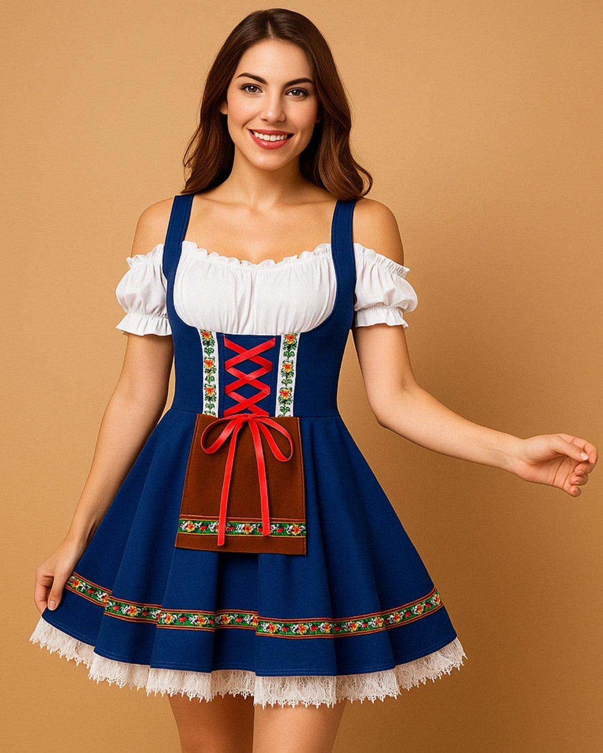 Klassieke Oktoberfest dirndl jurk met authentieke details – Dames