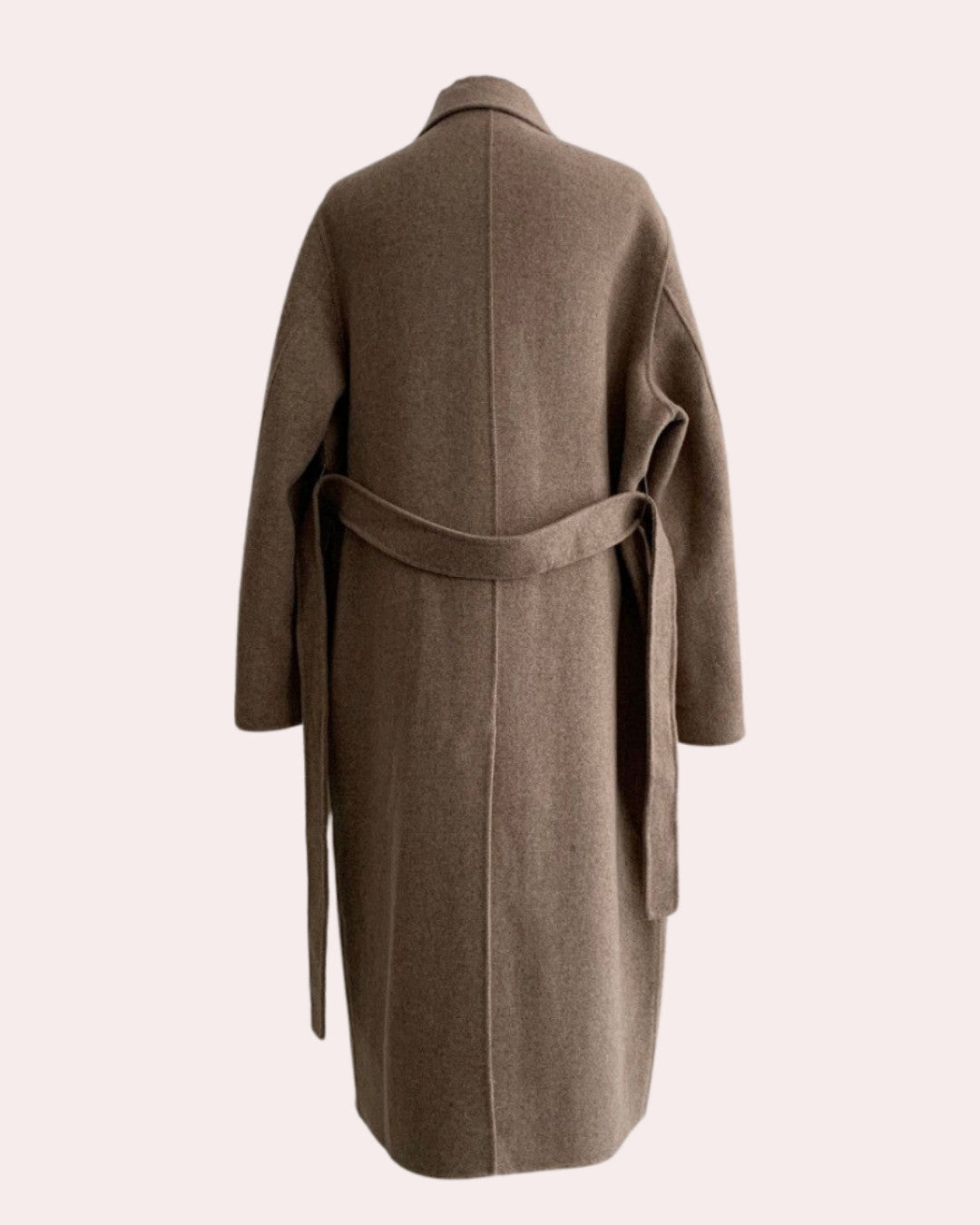 Lange winterjas met dubbele knopen en tijdloze elegantie – Dames